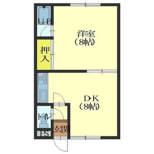 福富荘【1階】の間取り