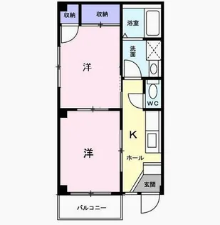 ベルハイム【2階】の間取り