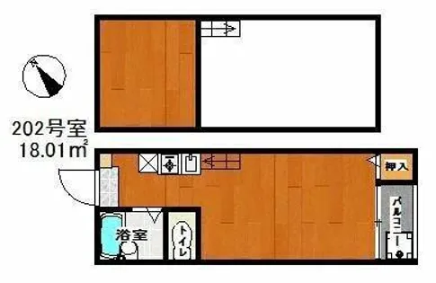 フローレンス博多駅南【2階】の間取り