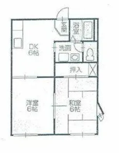 グリーンステージ藤沢【2階】の間取り