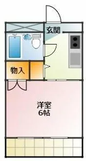 サンライフ堂坂 B【301号室】の間取り