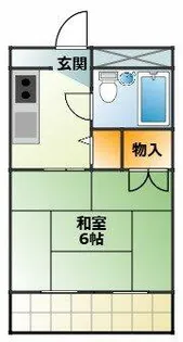 サンライフ堂坂 B【2階】の間取り