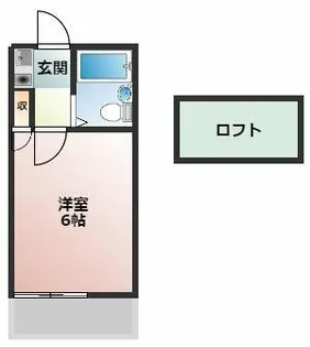ユトリロ柱九番町【2階】の間取り