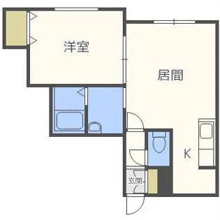 Vivace白石【105号室】の間取り