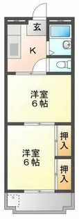 マンションツツジ【2階】の間取り