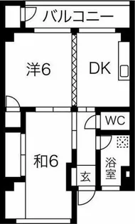 ミヅホビル【4階】の間取り