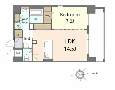 S-RESIDENCE大手門awesome【12階】の間取り