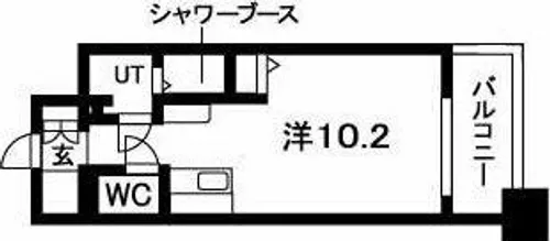 N.S.ZEAL 大曽根【14階】の間取り