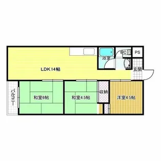 シーフィールドコーポ【310号室】の間取り
