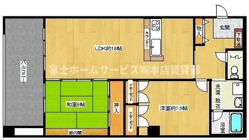 サンシャイン我孫子【202号室】の間取り