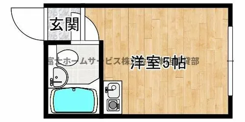 ファッション長居ハイツ【3階】の間取り