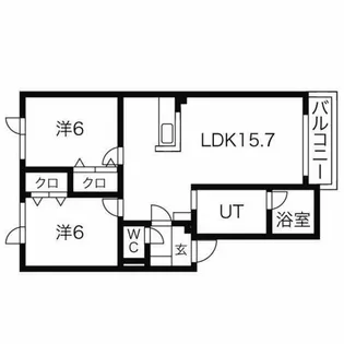プルミエコート【202号室】の間取り