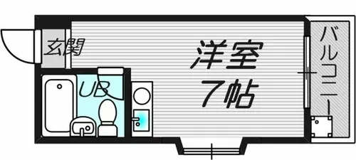 プレアール上小阪【4階】の間取り