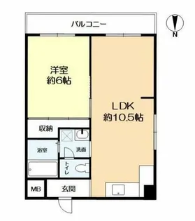 シャルル椎堂【4階】の間取り