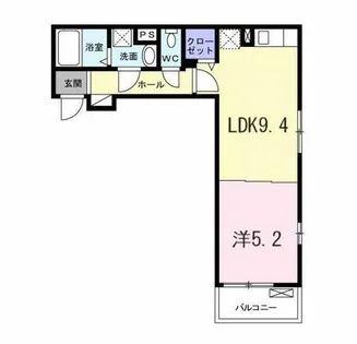 シャルマン東寺南Ⅱ【2階】の間取り