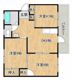 大阪府吹田市千里山東1丁目【マンション】の間取り