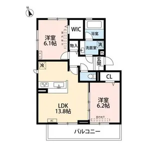 スターブル幸加Ⅱ【3階】の間取り