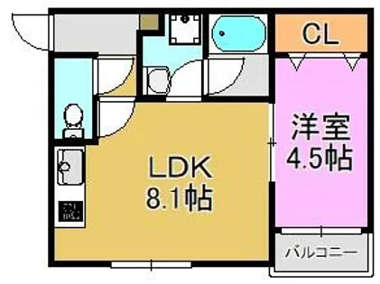 Show Do放出【3階】の間取り