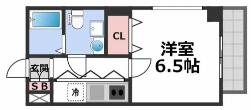 ラカーサ今里【6階】の間取り