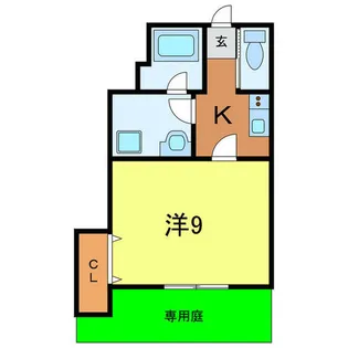 M-YZⅡ【E号室】の間取り