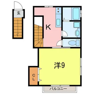 M-YZⅡ【B号室】の間取り