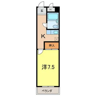 アップライゼ ツジ【2階】の間取り