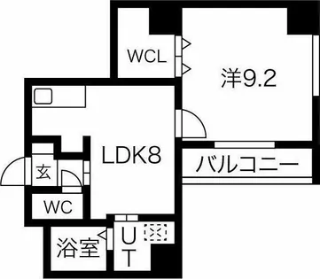 アレーヌコート金山【5階】の間取り