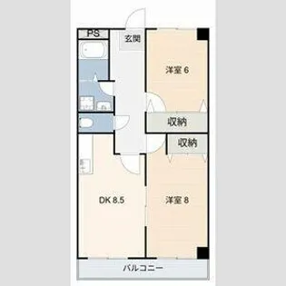 エクセルⅡ【3階】の間取り