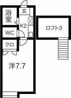 シェリールミニ C棟【C-108号室】の間取り