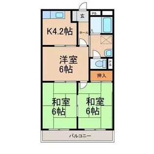 シャラハウス【2階】の間取り