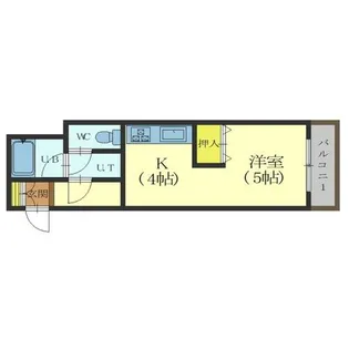 ライオンズマンション湯川第3【505号室】の間取り