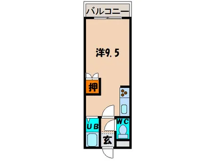 柳町レジデンス【205号室】の間取り