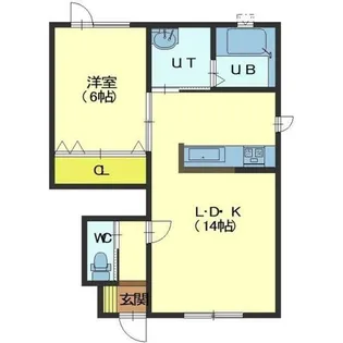 ideal【103号室】の間取り