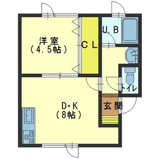 コーポプリンセス【201号室】の間取り