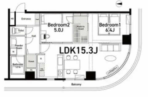 インプルーブ天六【6階】の間取り