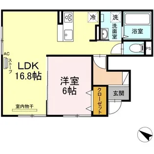 ソフィア・A【101号室】の間取り