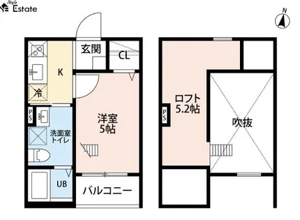 San・Marvelous【105号室】の間取り