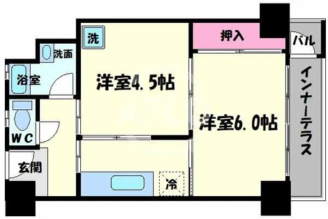 堀江テラス【9階】の間取り