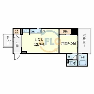 ブリリアントコートクラージュ【5階】の間取り