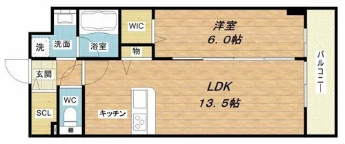 リアンカーサ長柄【2階】の間取り