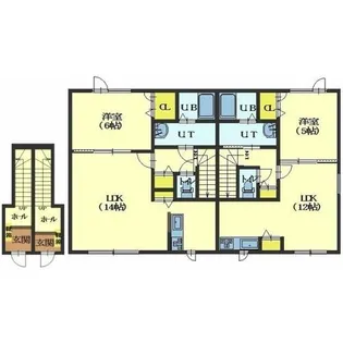 シェモア【202号室】の間取り