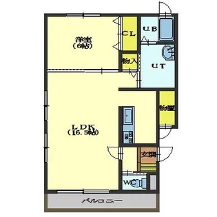 オリーブ【101号室】の間取り