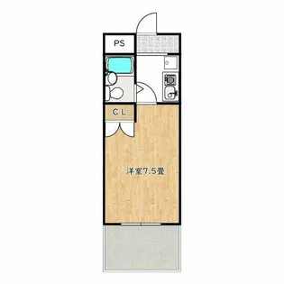 エクセレント羽衣【1階】の間取り