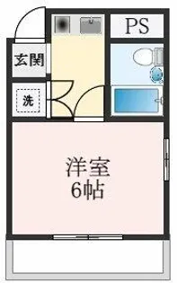 大阪府堺市西区津久野町2丁【マンション】の間取り