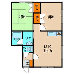 ピュアシティⅡ【202号室】の間取り