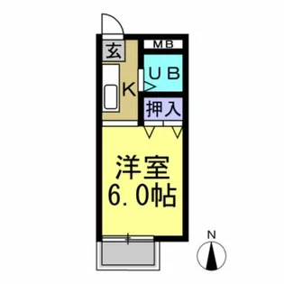 サンシティーひまわり【1階】の間取り