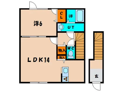 シェモア【202号室】の間取り