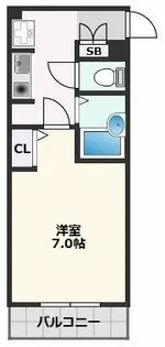 サンメゾン吹田【5階】の間取り