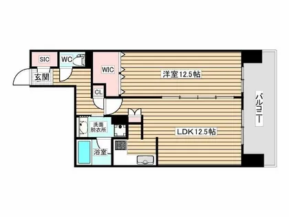 ルイシャトレ御幣島【10階】の間取り