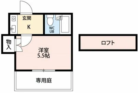 タウンコート【1階】の間取り